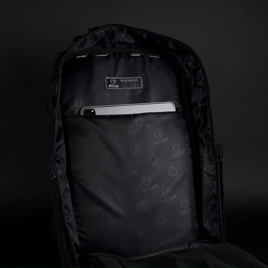 45L Backpack Black Phantom