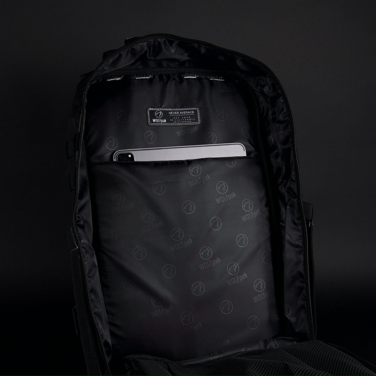 45L Backpack Black Phantom