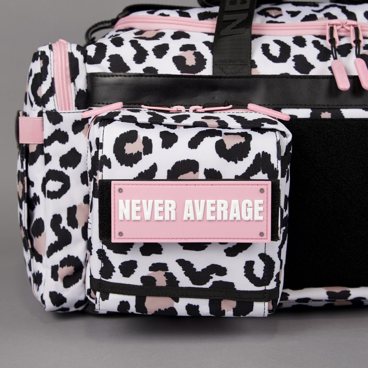 40L Ultimate Duffle Bag Leopard Pink Zip (SALE)