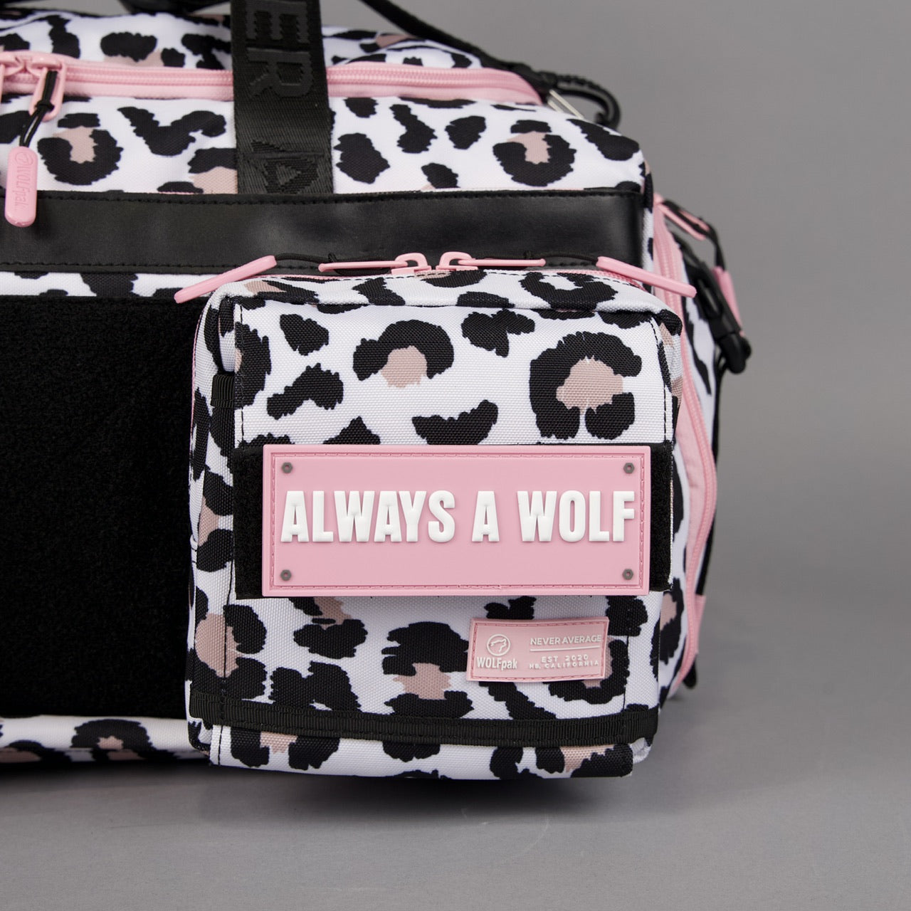 40L Ultimate Duffle Bag Leopard Pink Zip (SALE)