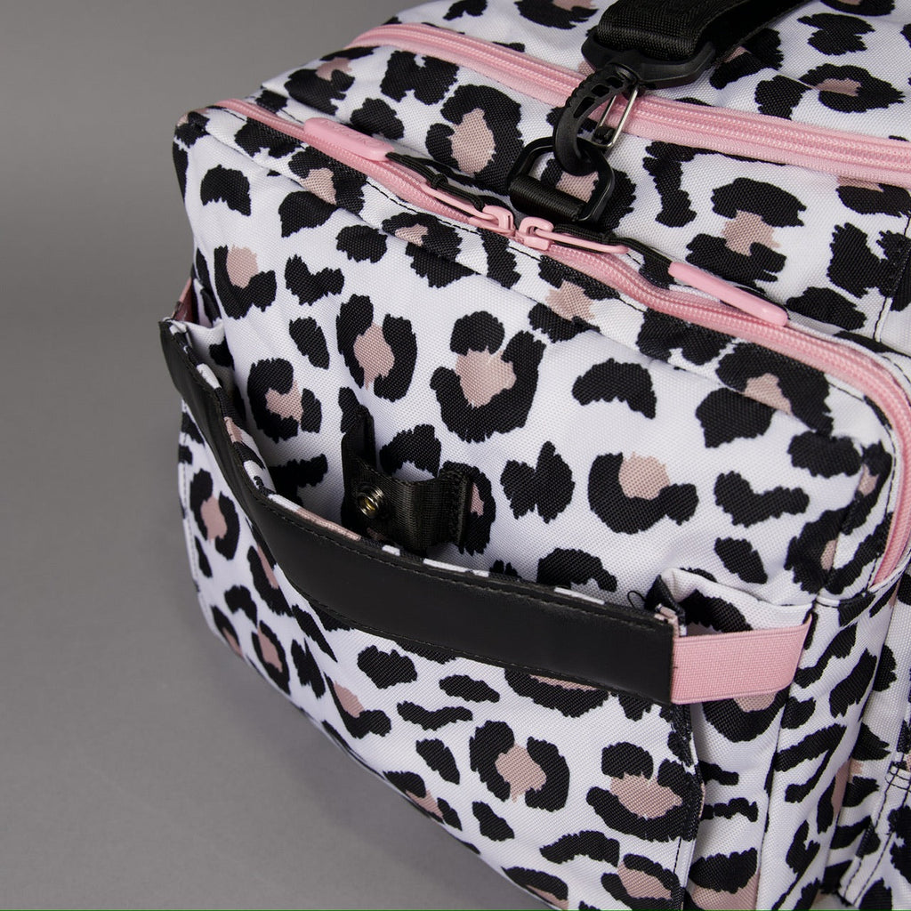 40L Ultimate Duffle Bag Leopard Pink Zip (SALE)