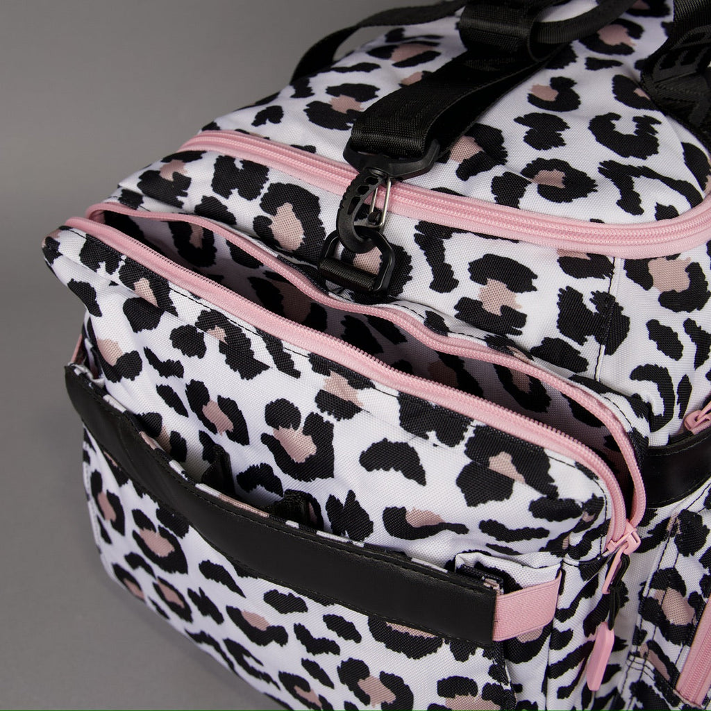 40L Ultimate Duffle Bag Leopard Pink Zip (SALE)