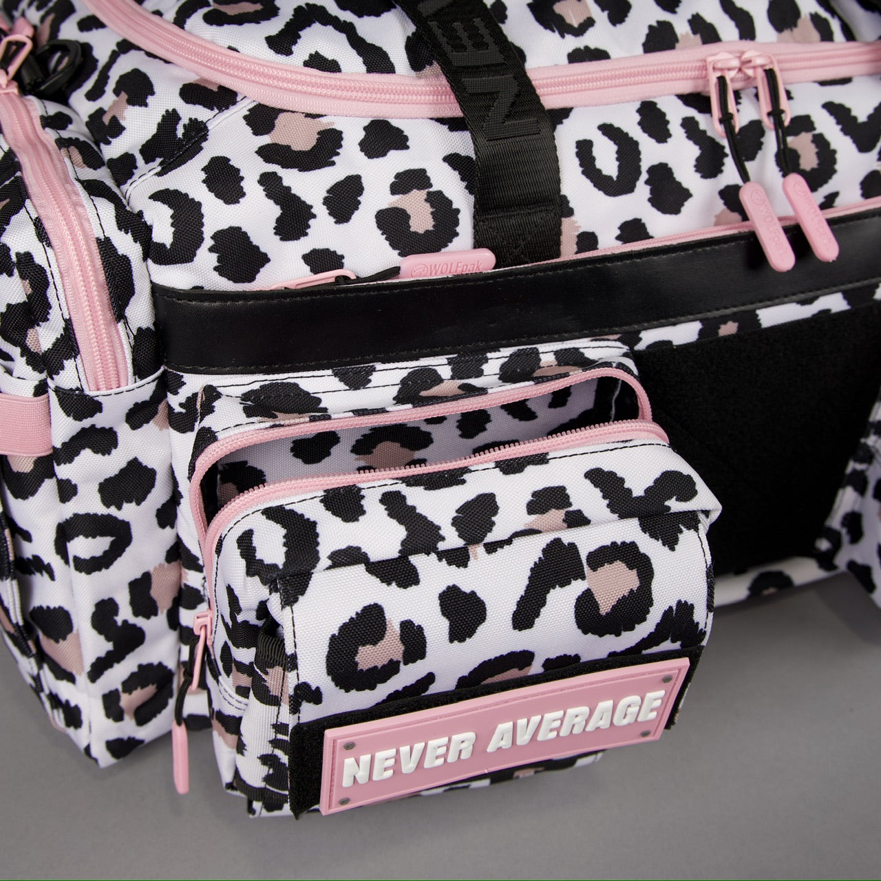40L Ultimate Duffle Bag Leopard Pink Zip (SALE)