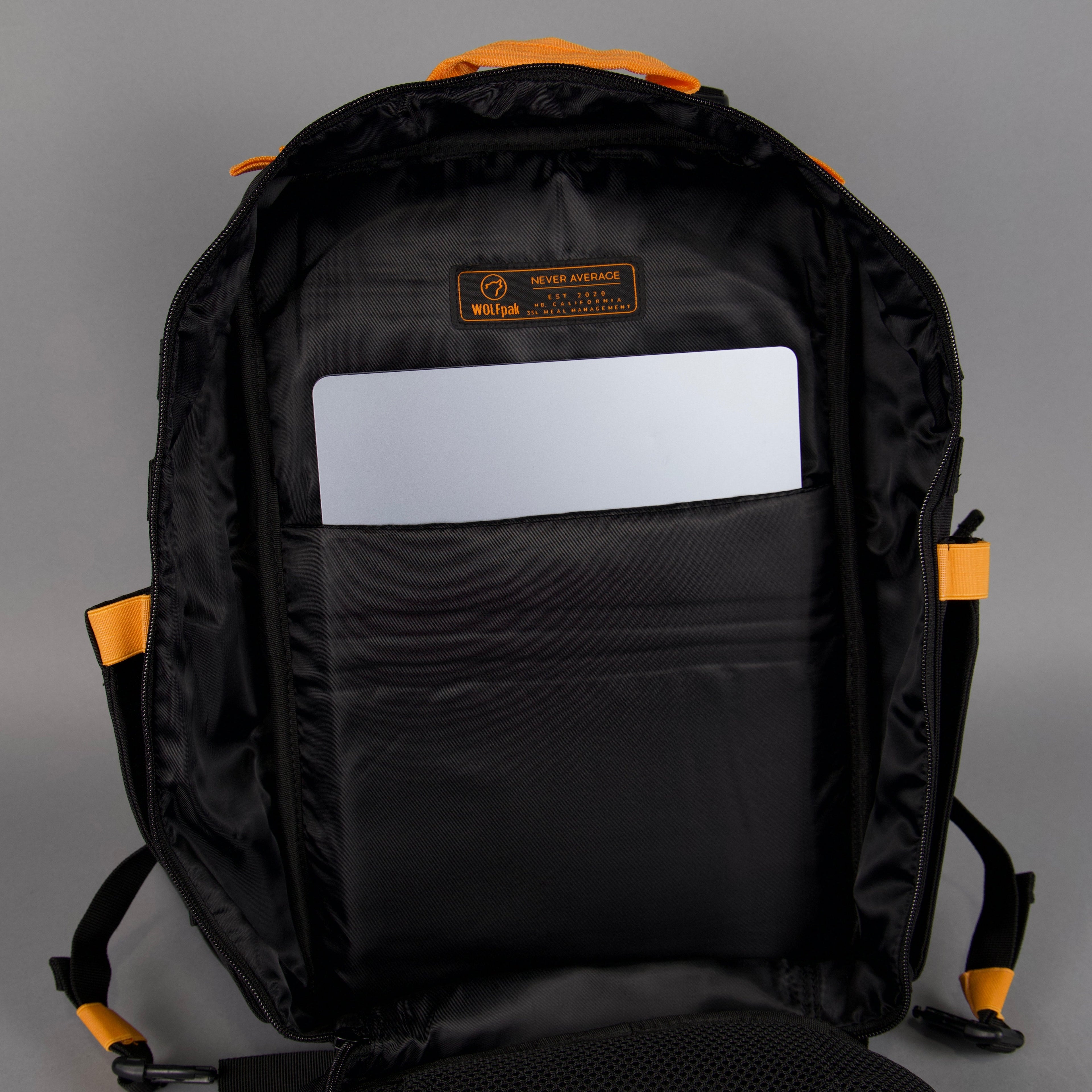 35L Meal Prep Management Backpack Orange Turbo