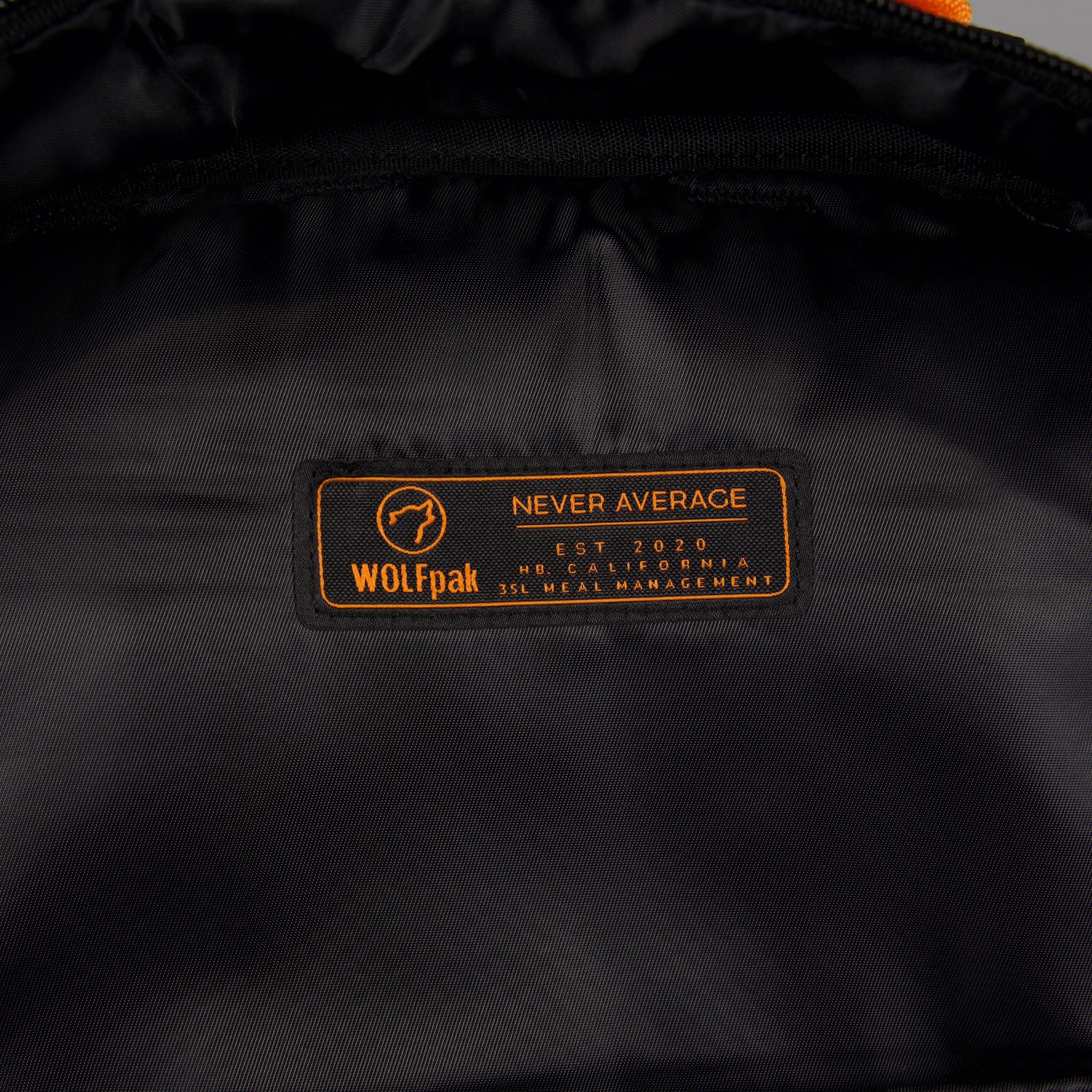 35L Meal Prep Management Backpack Orange Turbo