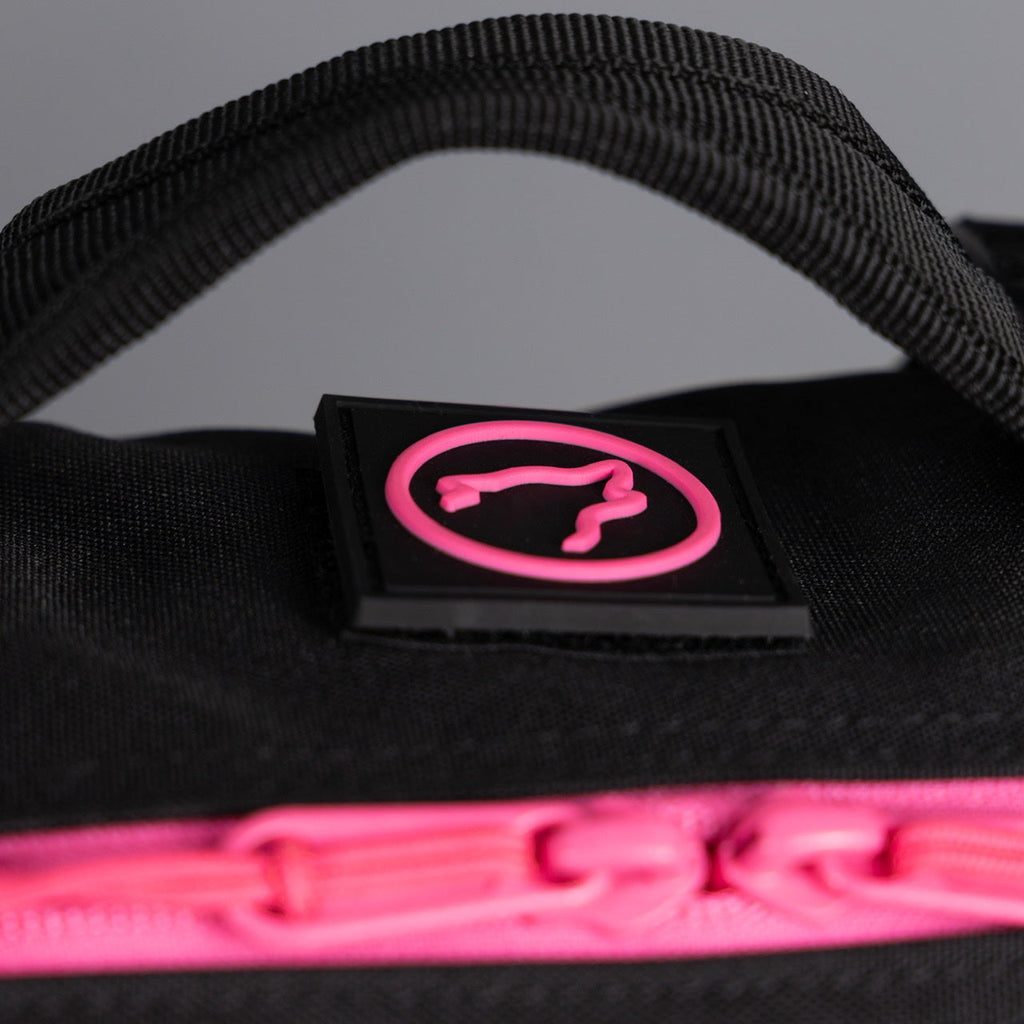 25L Backpack Black Neon Pink