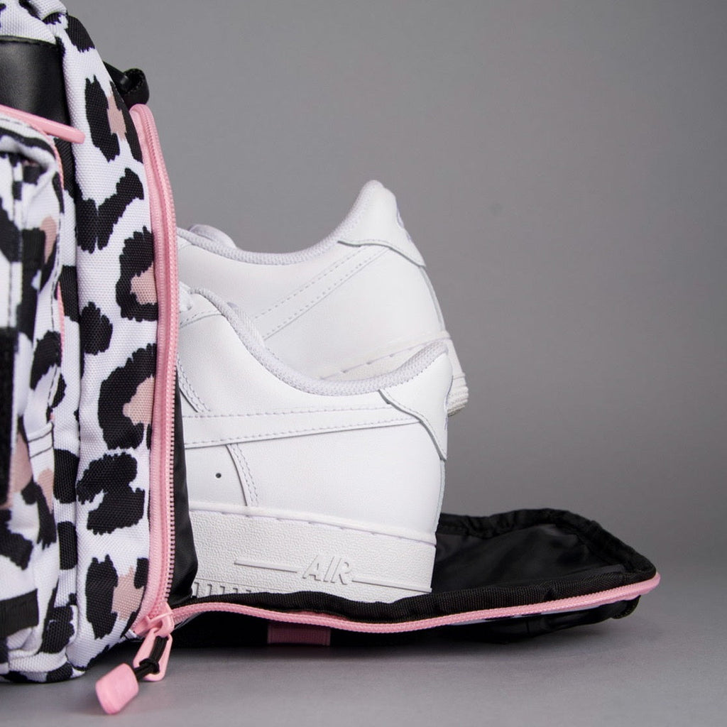 40L Ultimate Duffle Bag Leopard Pink Zip (SALE)