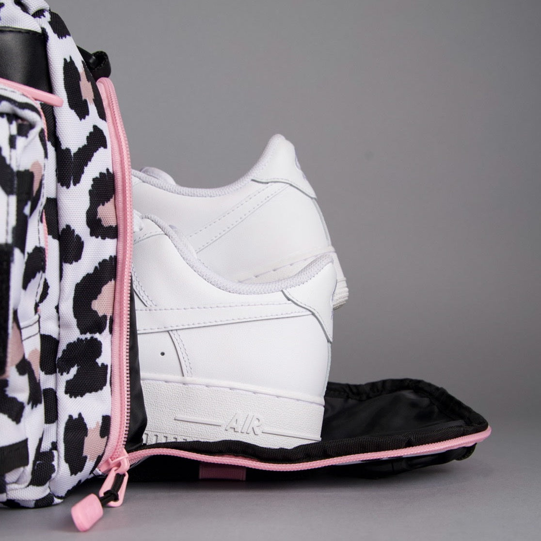 40L Ultimate Duffle Bag Leopard Pink Zip (SALE)