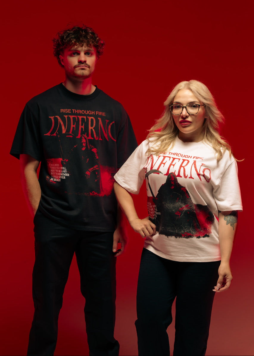 "Rise" Dante's Inferno Graphic T-Shirt