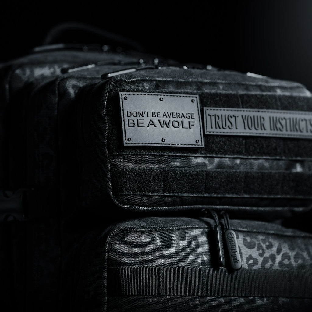 45L Backpack Black Leopard