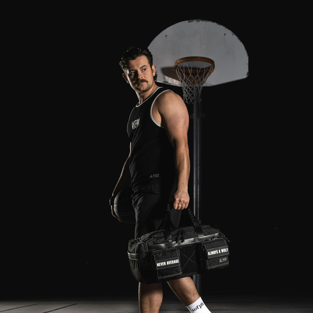 30L Perfect Duffle Bag Black Phantom