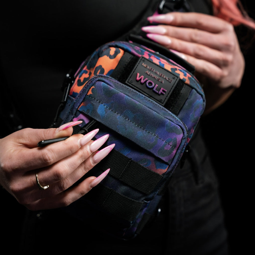 4L Mini Tactical Sling Bag Neon Leopard