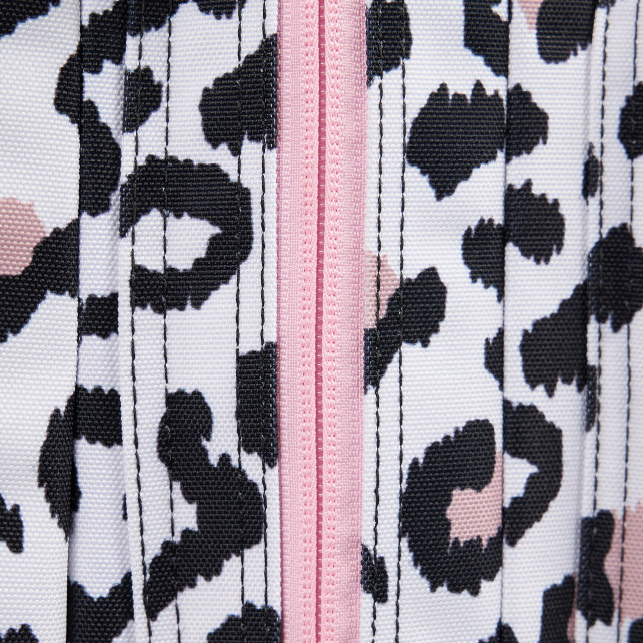 45L Backpack Leopard Pink Zip