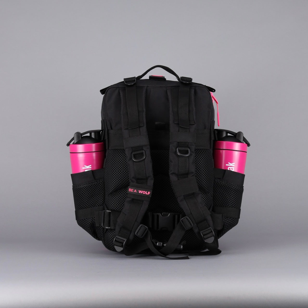 35L Backpack Black Neon Pink