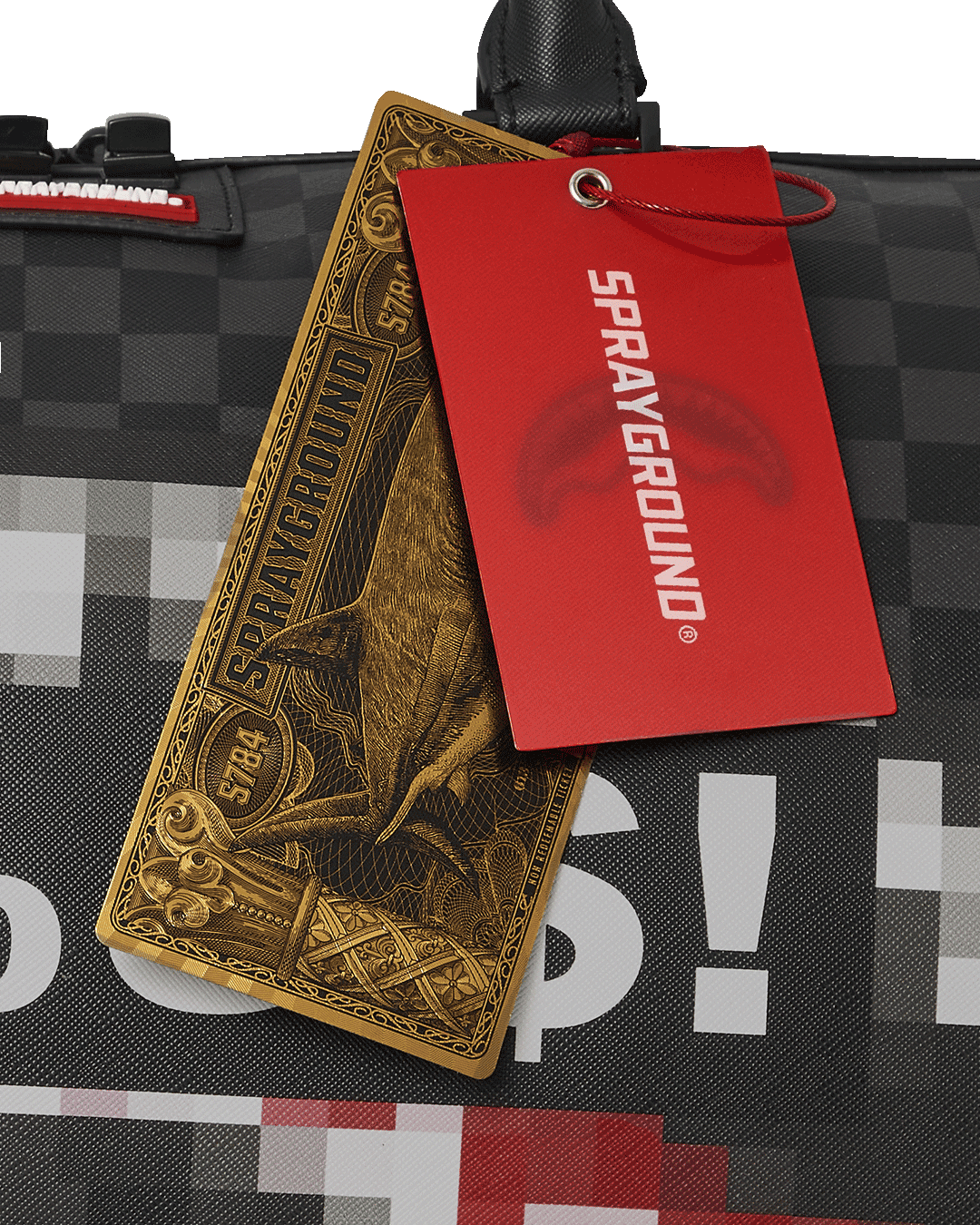 'WHAT THE BEEP' SHARK DUFFLE