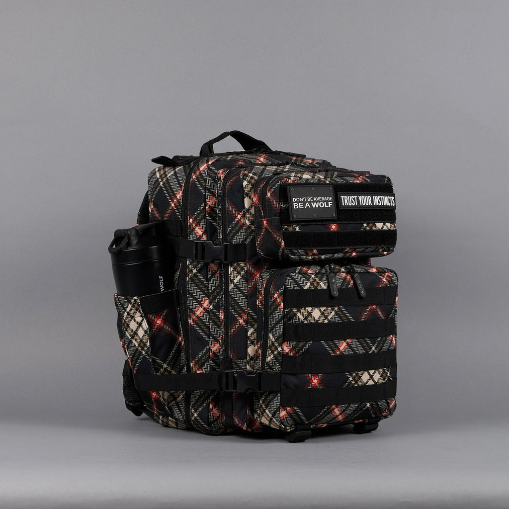 35L Backpack Fashion Cross Pattern