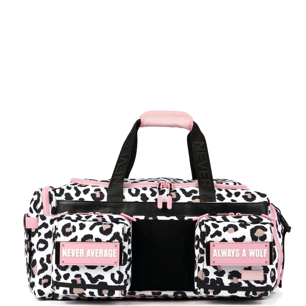 40L Ultimate Duffle Bag Leopard Pink Zip (SALE)