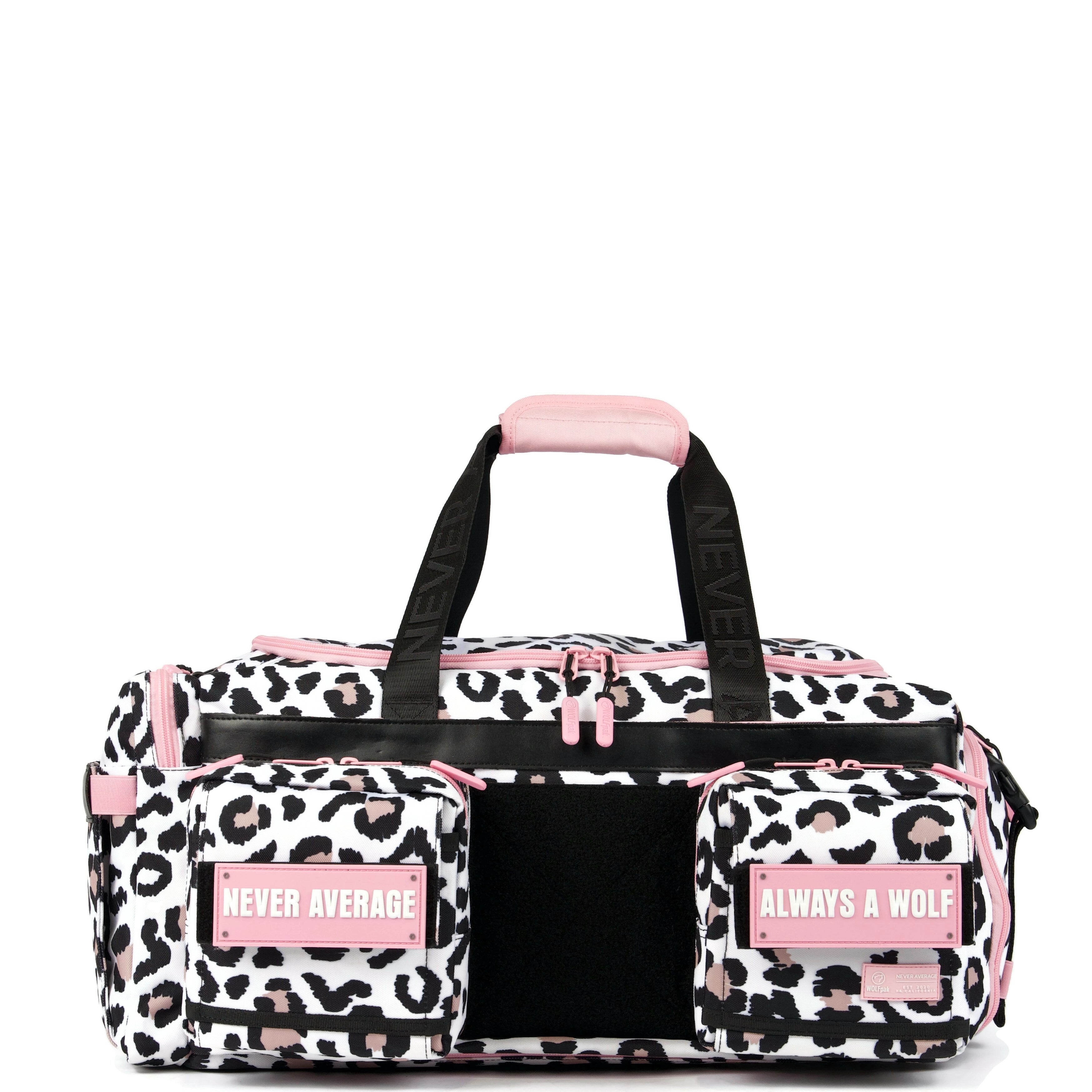 40L Ultimate Duffle Bag Leopard Pink Zip (SALE)
