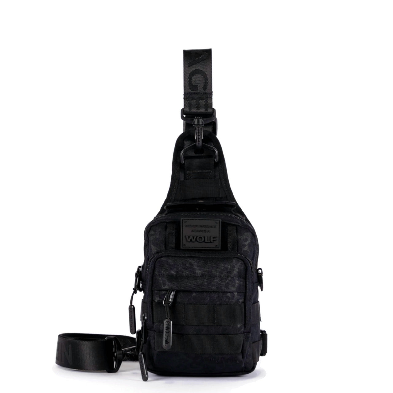4L Mini Tactical Sling Bag Black Leopard