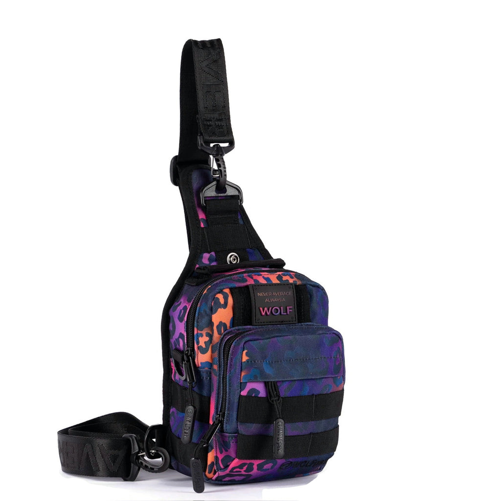 4L Mini Tactical Sling Bag Neon Leopard