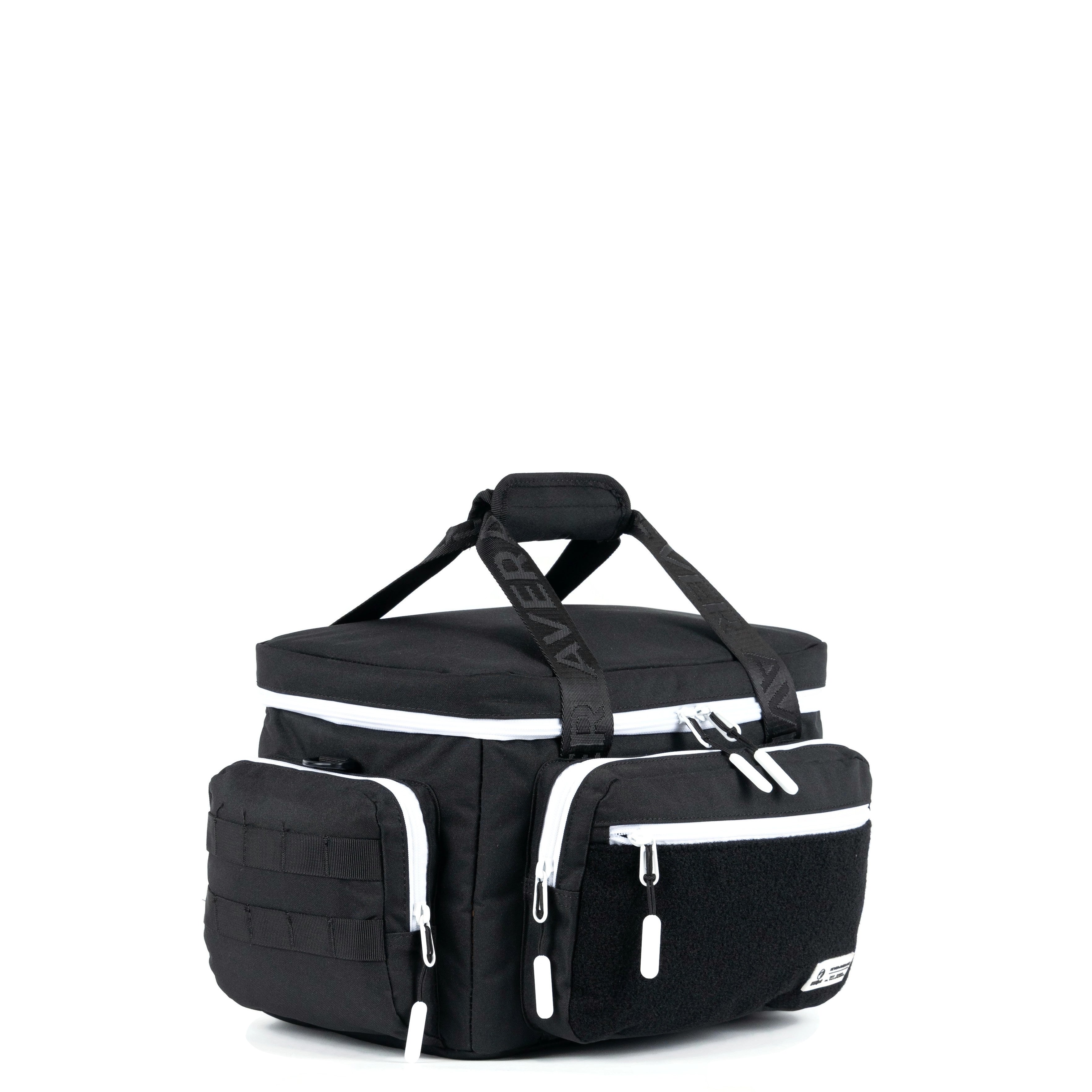 20L Alpha Black with White Accents Tactical Lunch Box