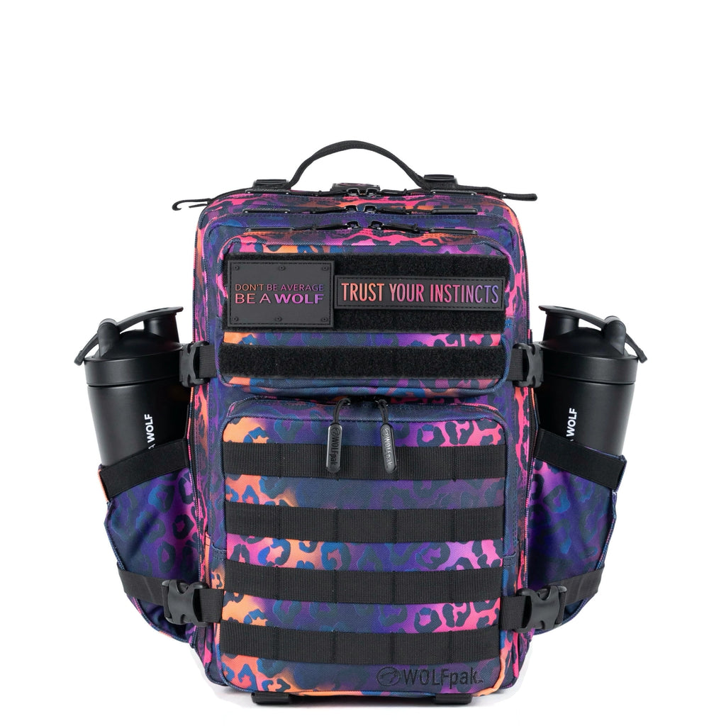 25L Backpack Neon Leopard