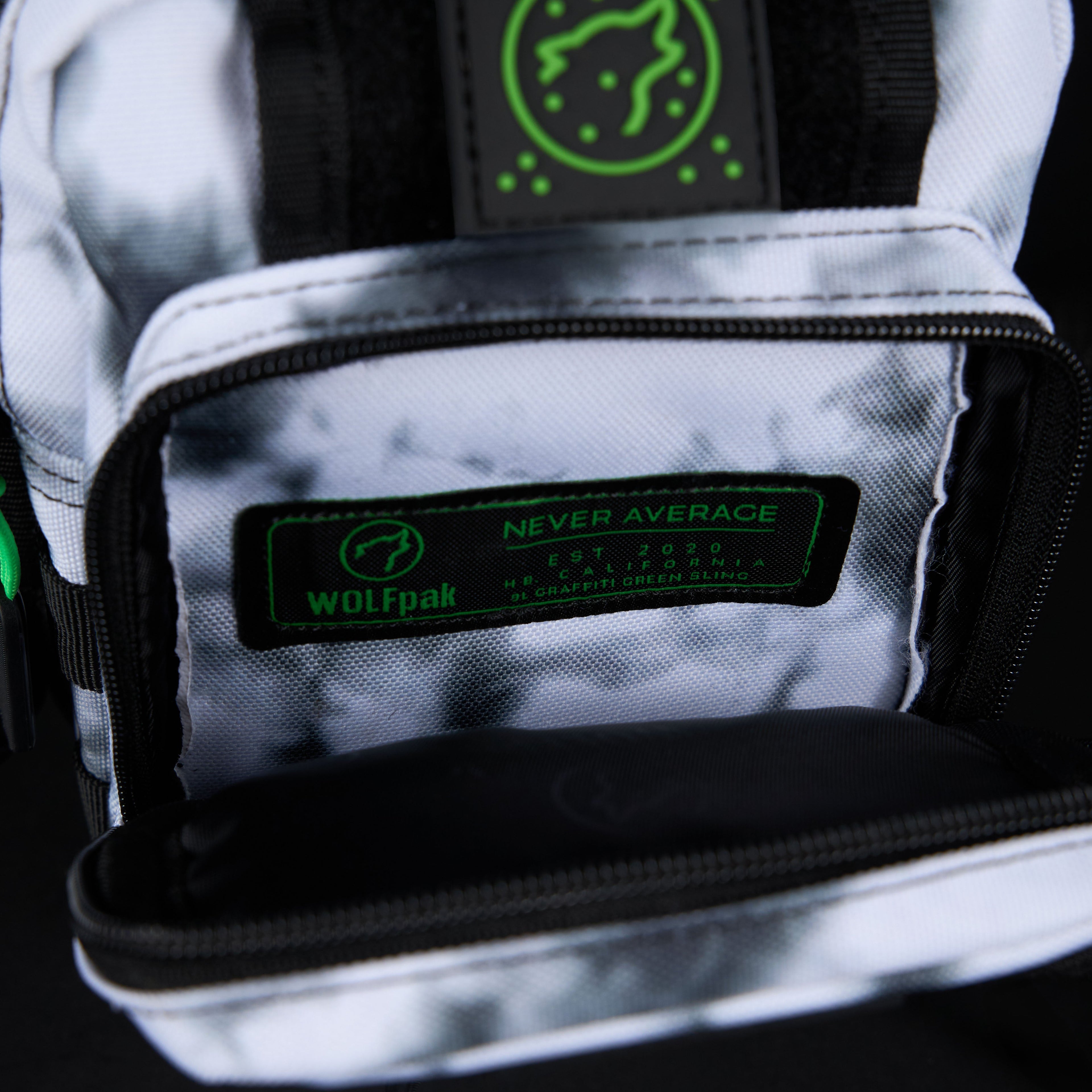 4L Mini Tactical Sling Bag Graffiti Green