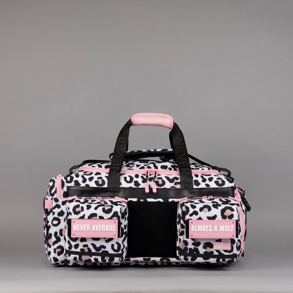 40L Ultimate Duffle Bag Leopard Pink Zip (SALE)