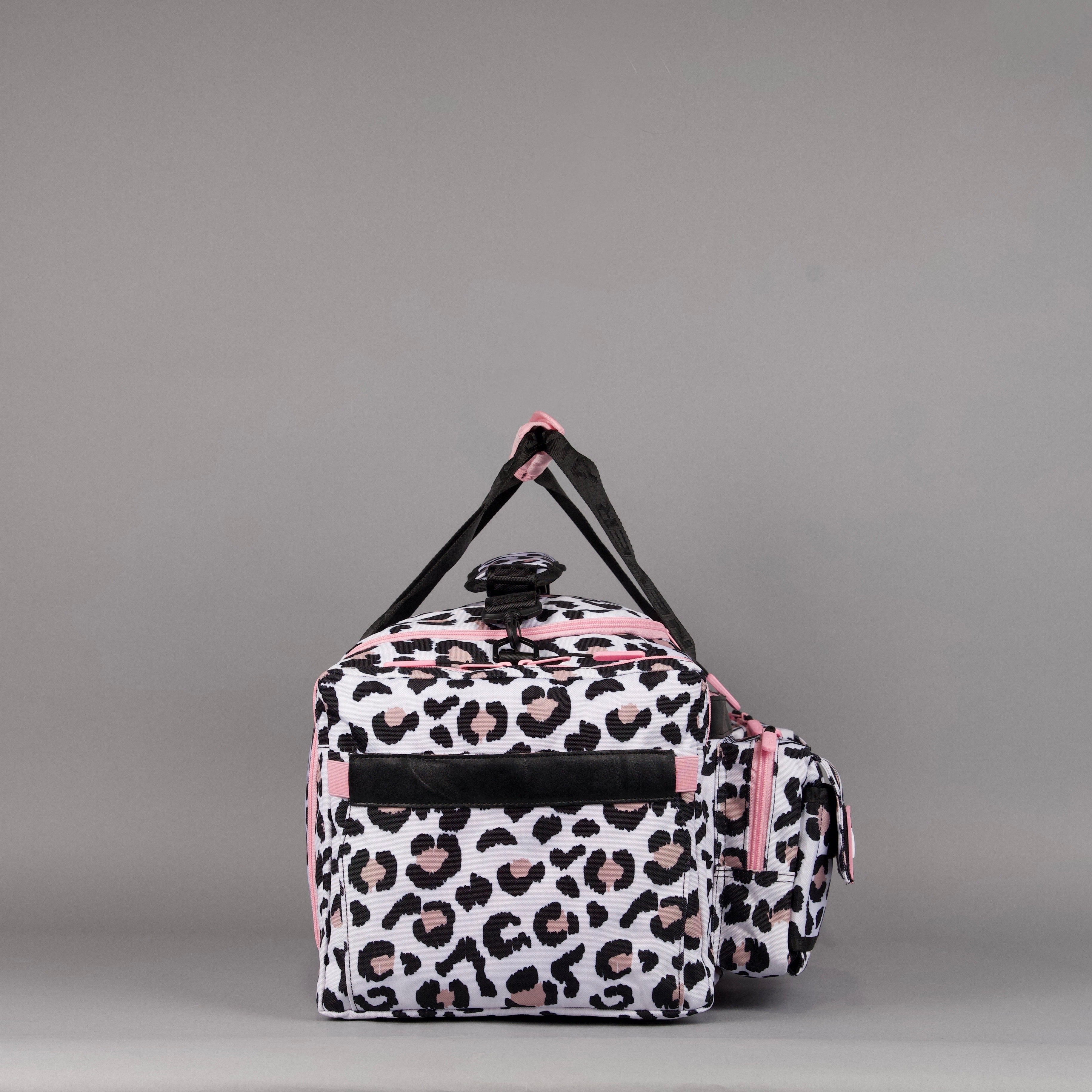 40L Ultimate Duffle Bag Leopard Pink Zip (SALE)
