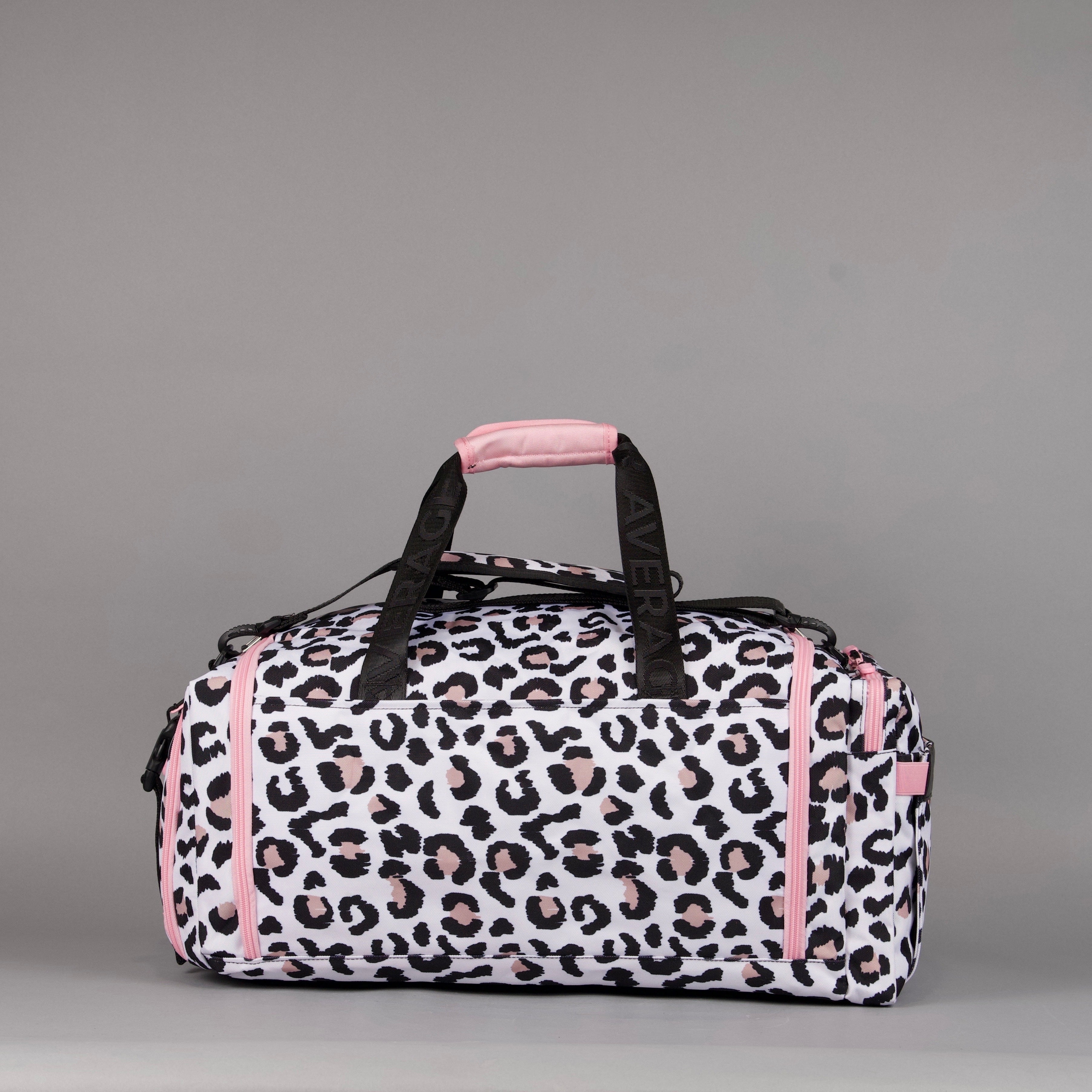40L Ultimate Duffle Bag Leopard Pink Zip (SALE)
