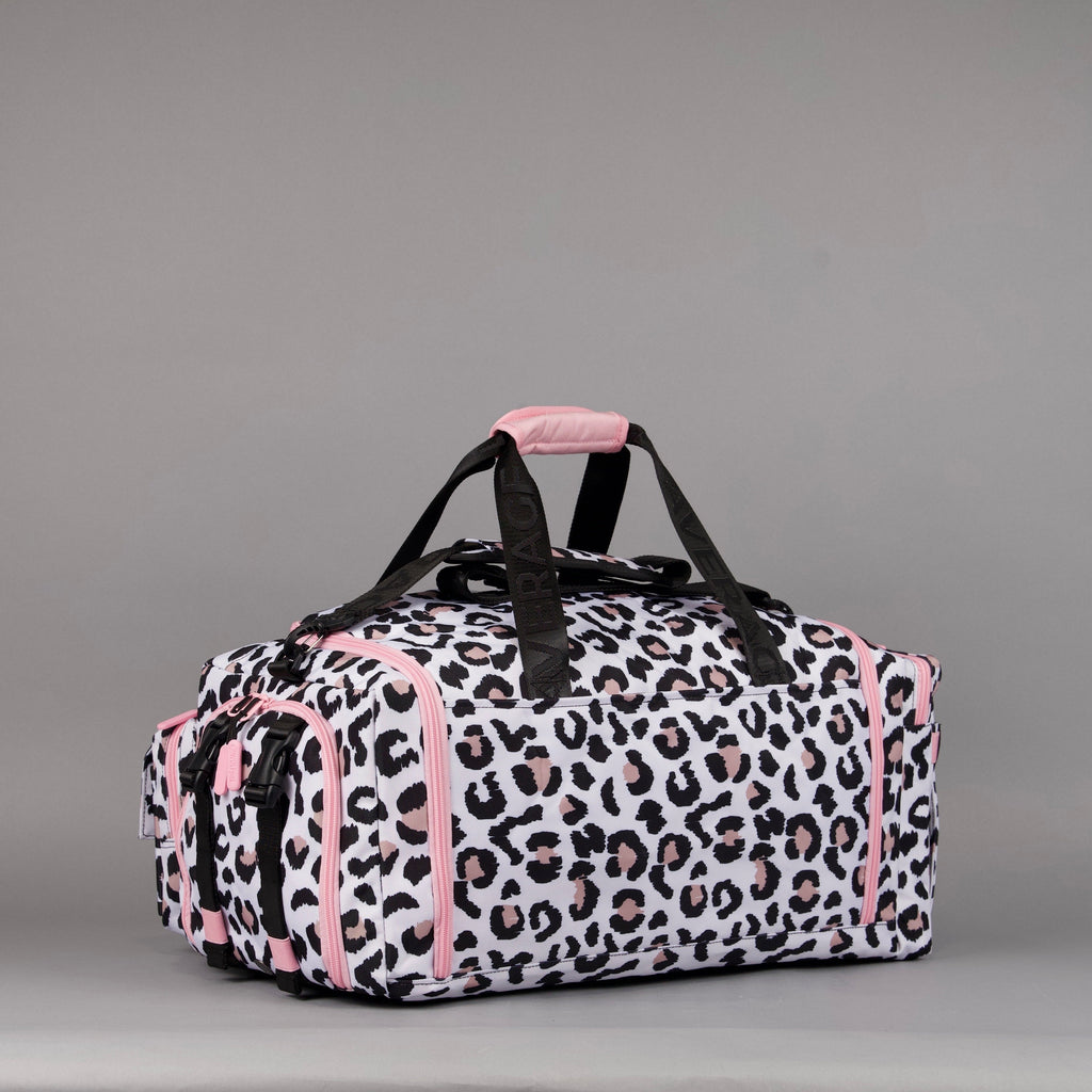 40L Ultimate Duffle Bag Leopard Pink Zip (SALE)
