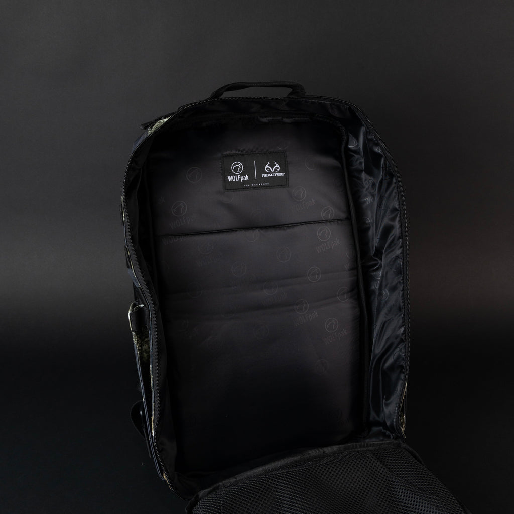 45L Backpack Realtree Edge Black