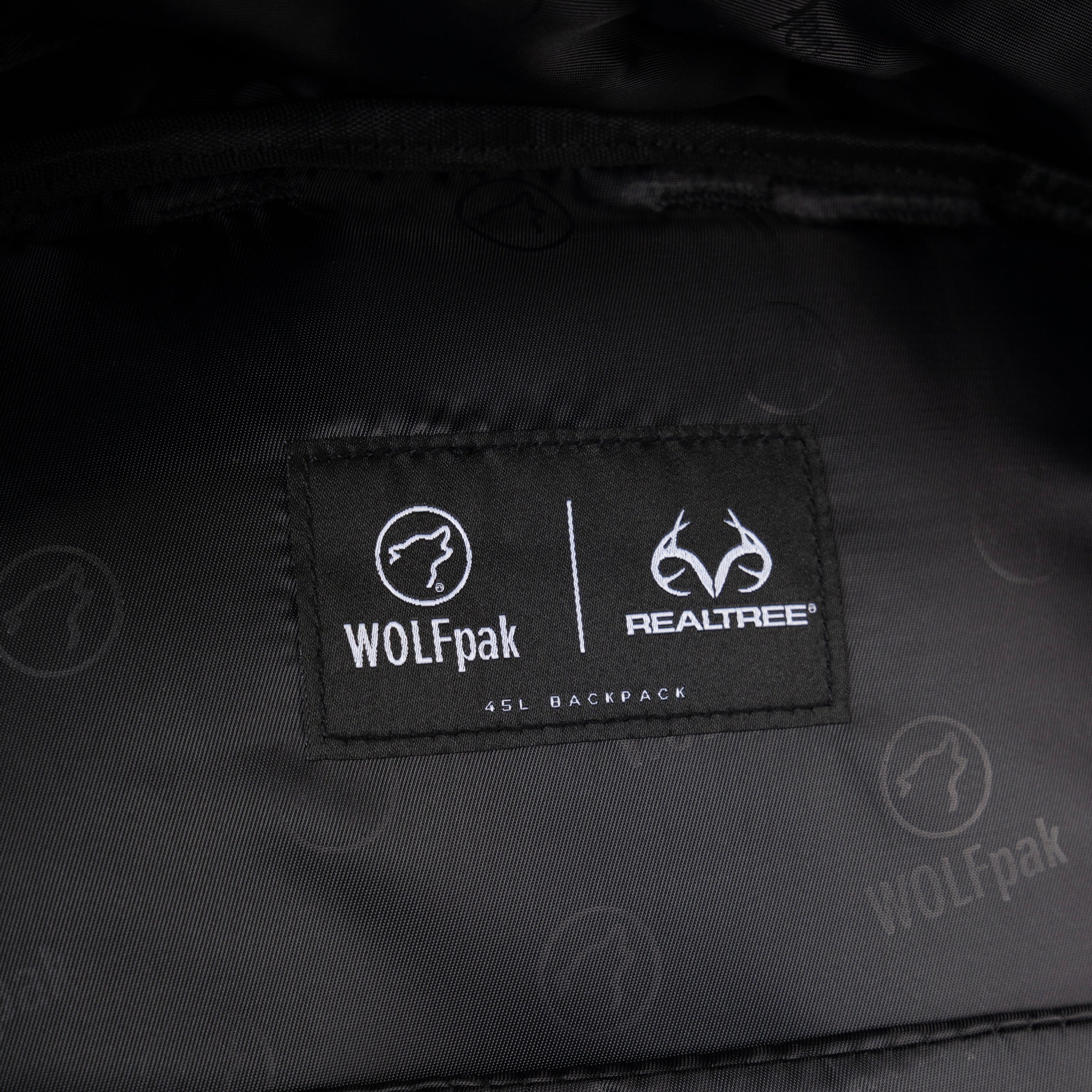 45L Backpack Realtree Edge Black