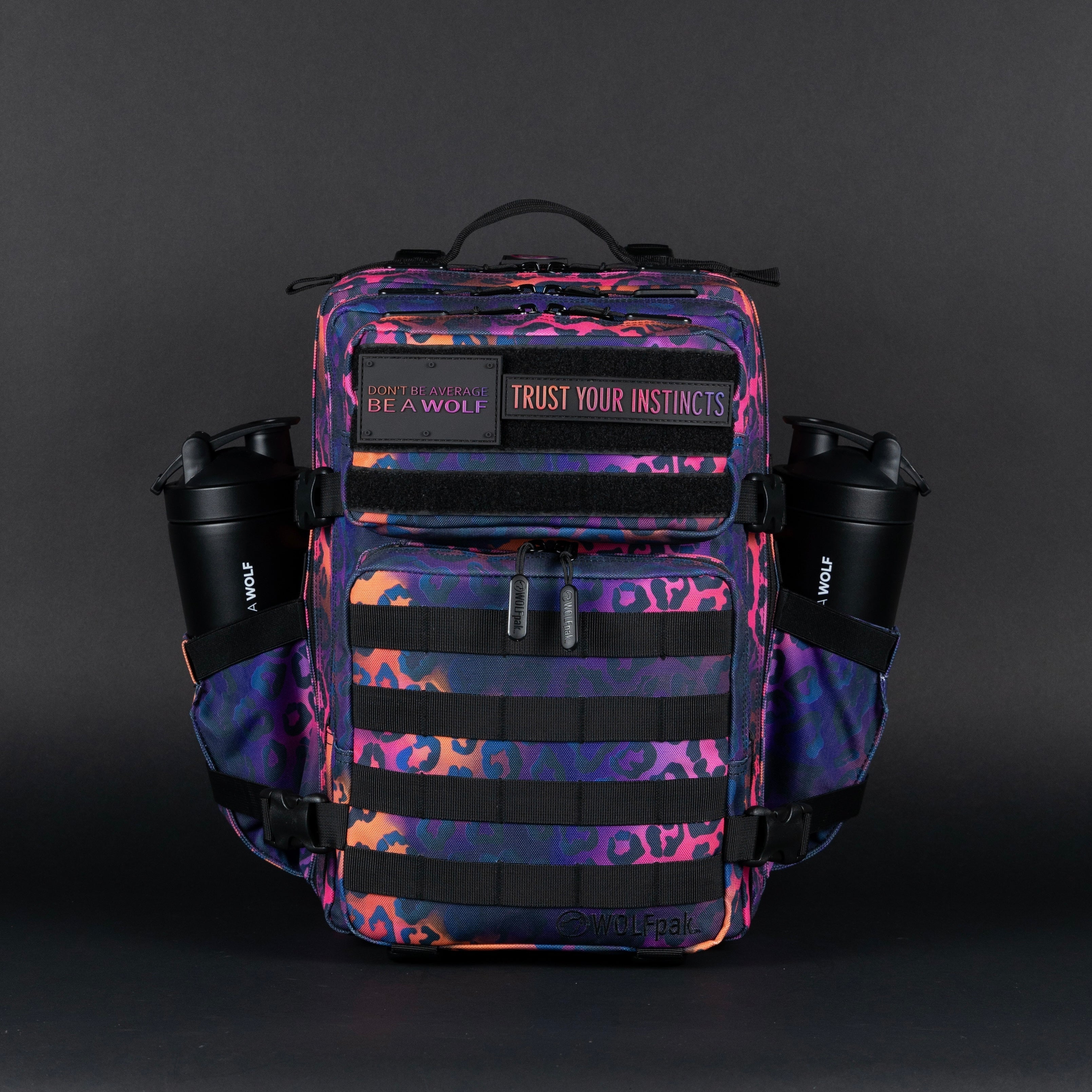 25L Backpack Neon Leopard