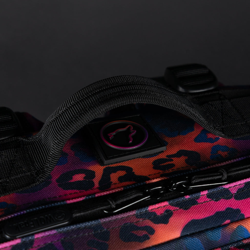 45L Backpack Neon Leopard