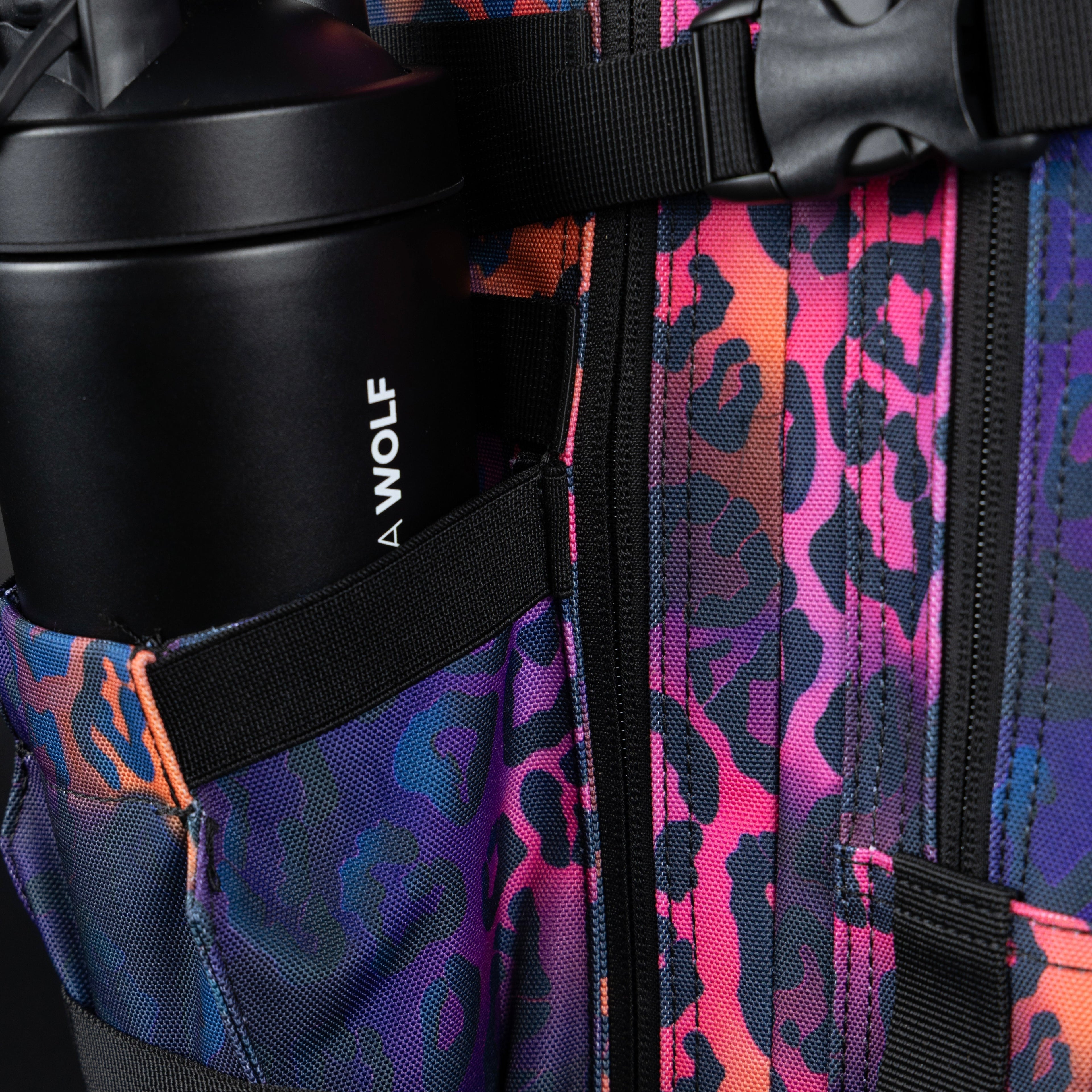 45L Backpack Neon Leopard