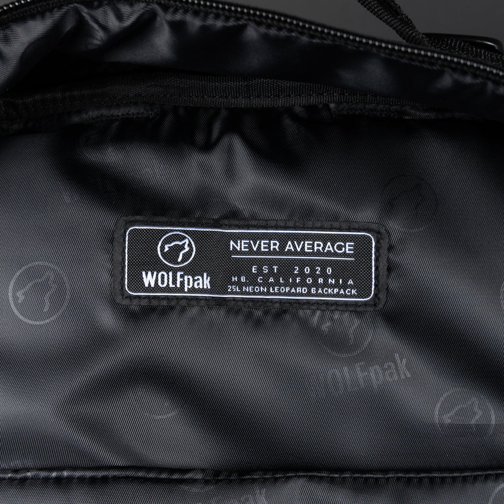 25L Backpack Neon Leopard