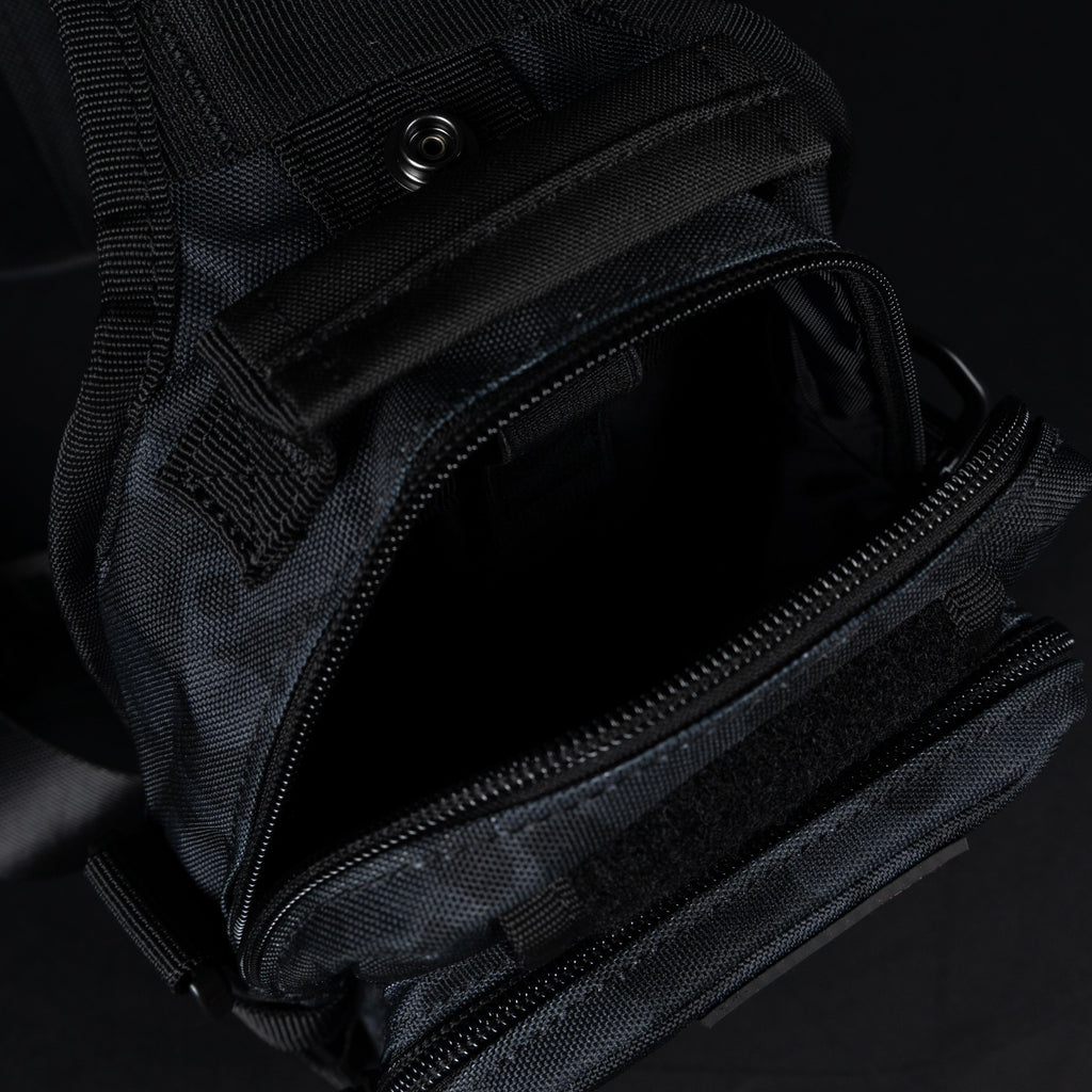 4L Mini Tactical Sling Bag Black Hearts