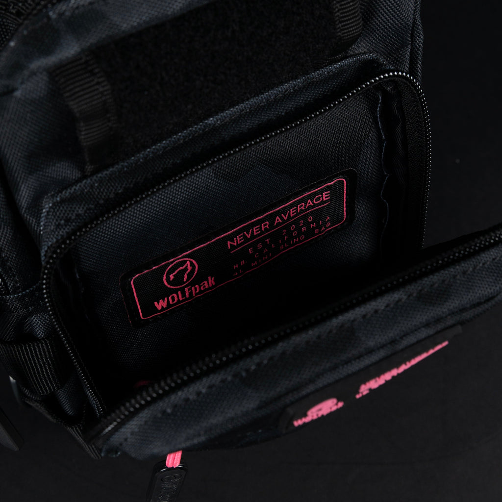 4L Mini Tactical Sling Bag Black Hearts