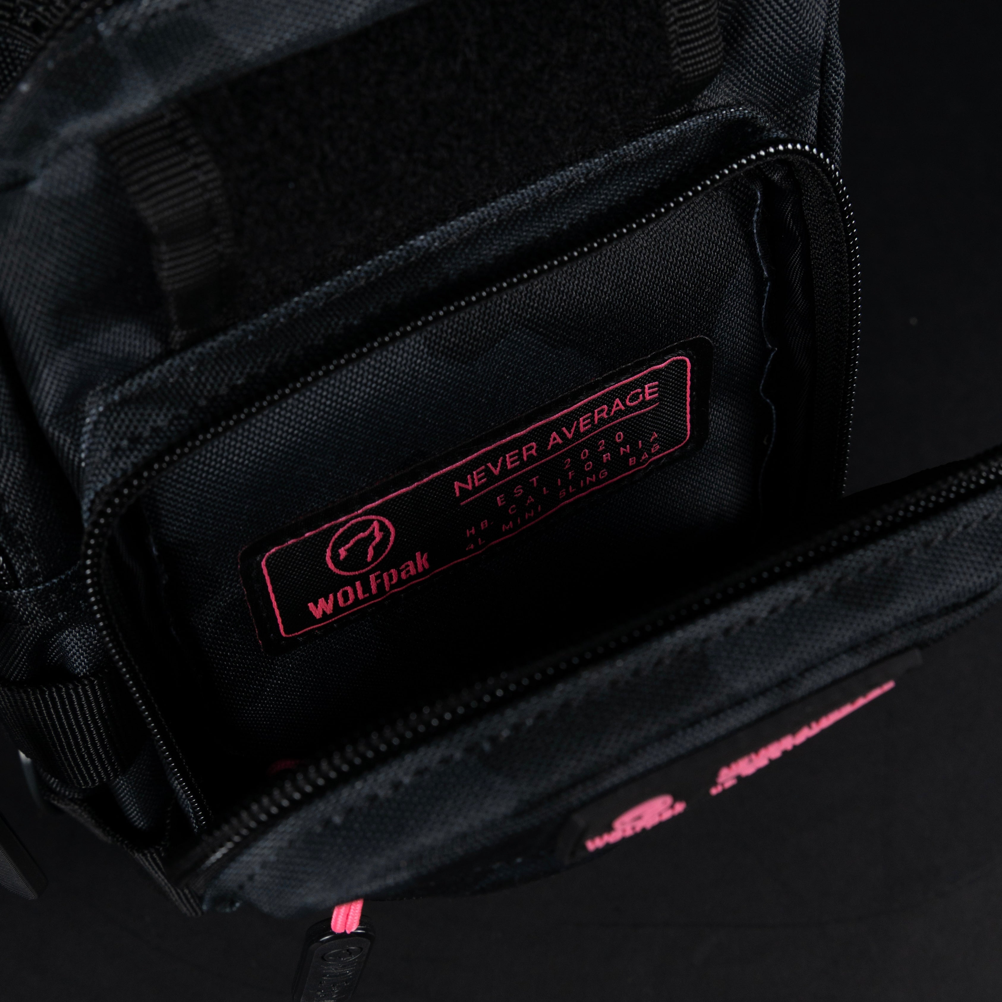 4L Mini Tactical Sling Bag Black Hearts