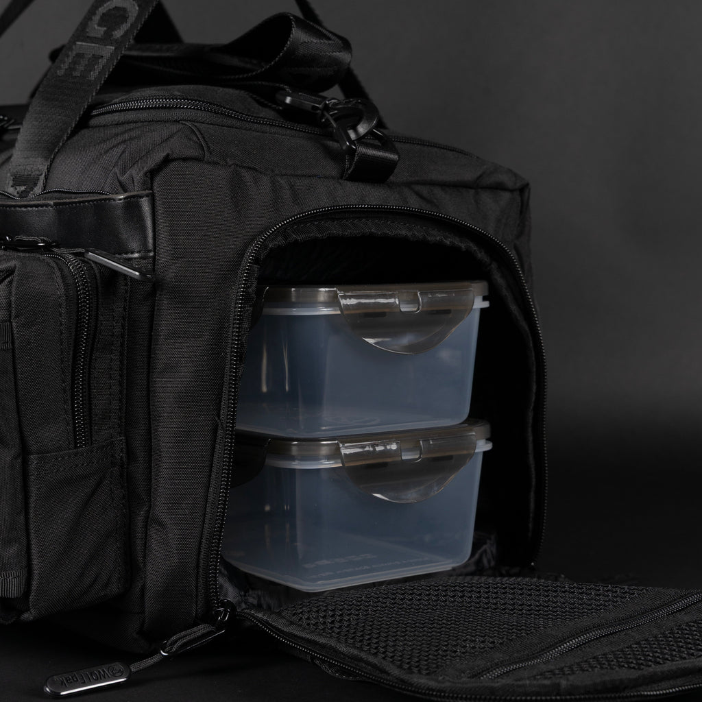 30L Perfect Meal Management Duffle Bag Alpha Black