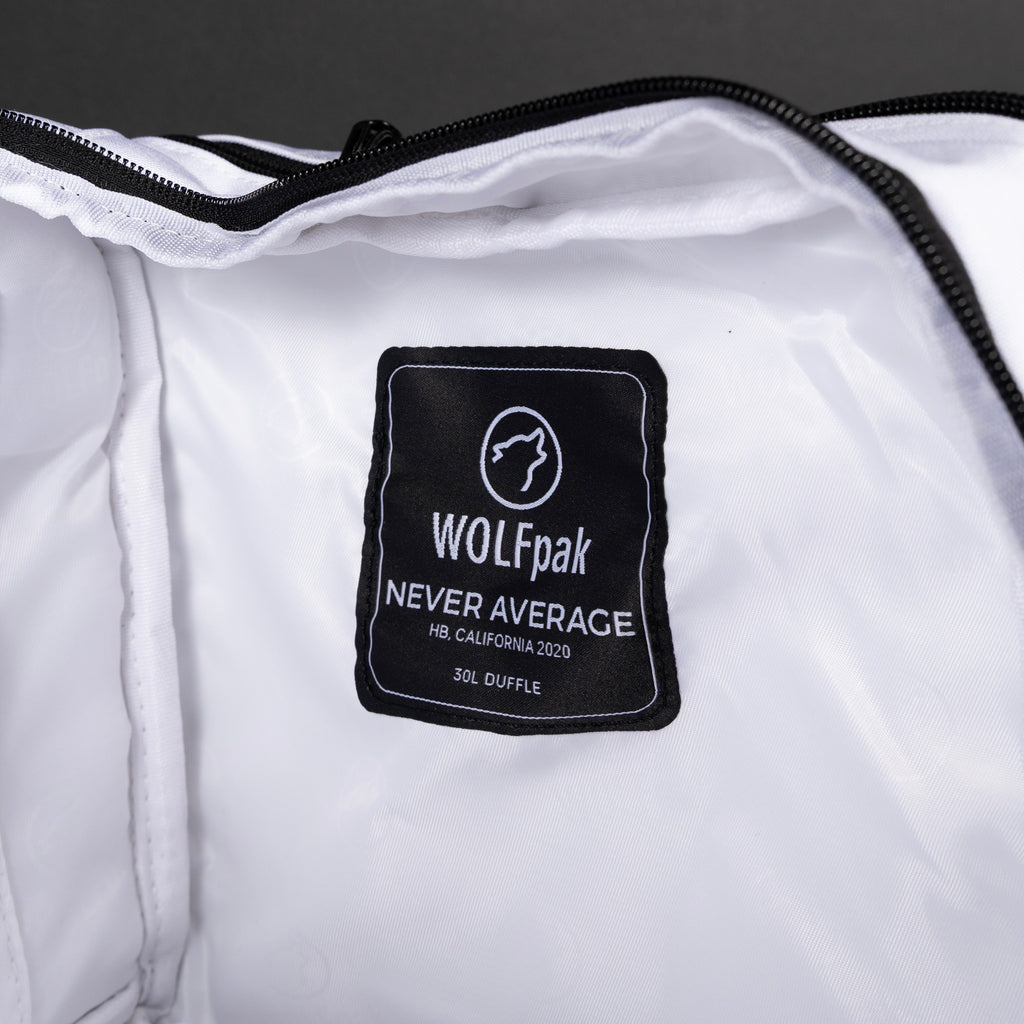 30L Perfect Duffle Bag Polar White