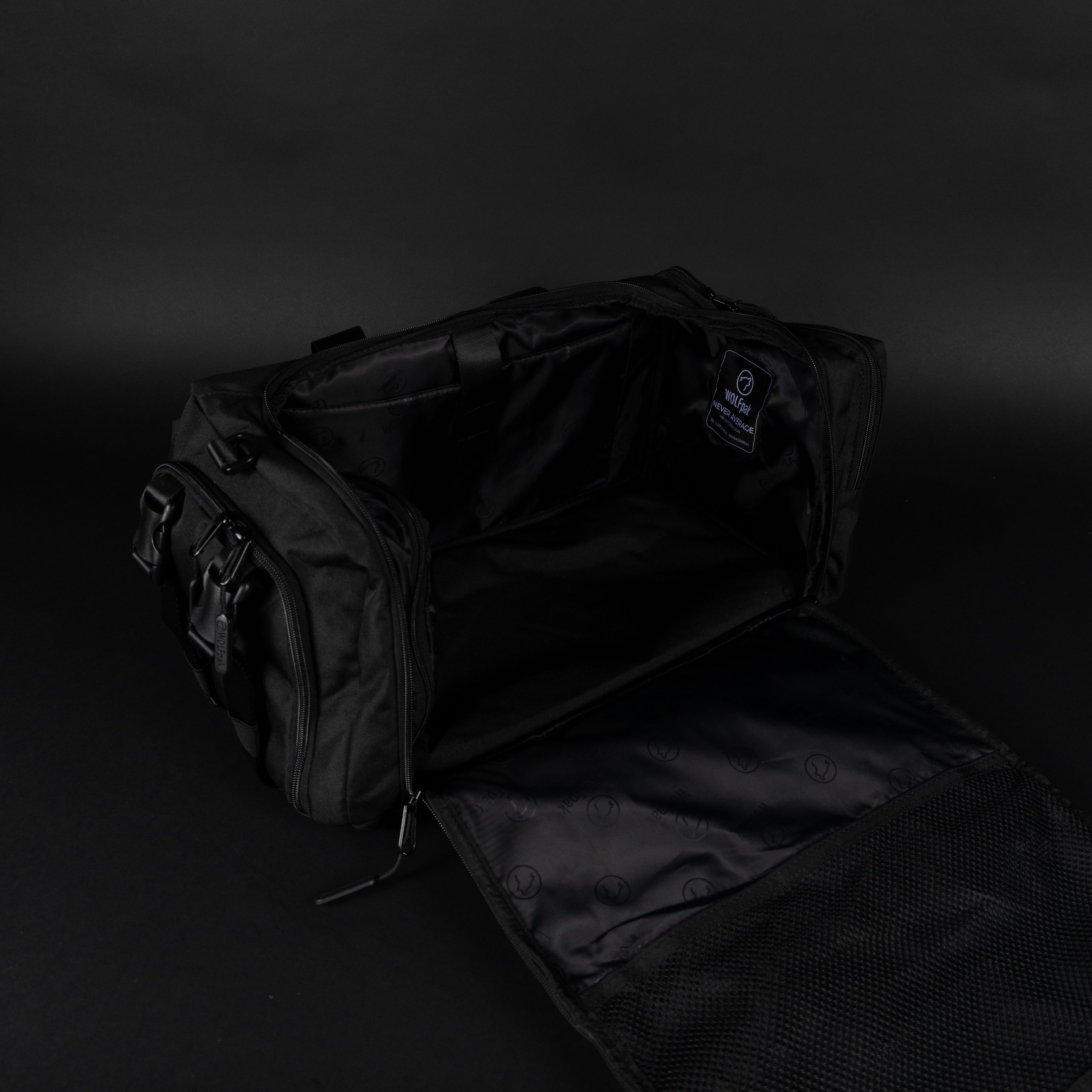 30L Perfect Meal Management Duffle Bag Alpha Black
