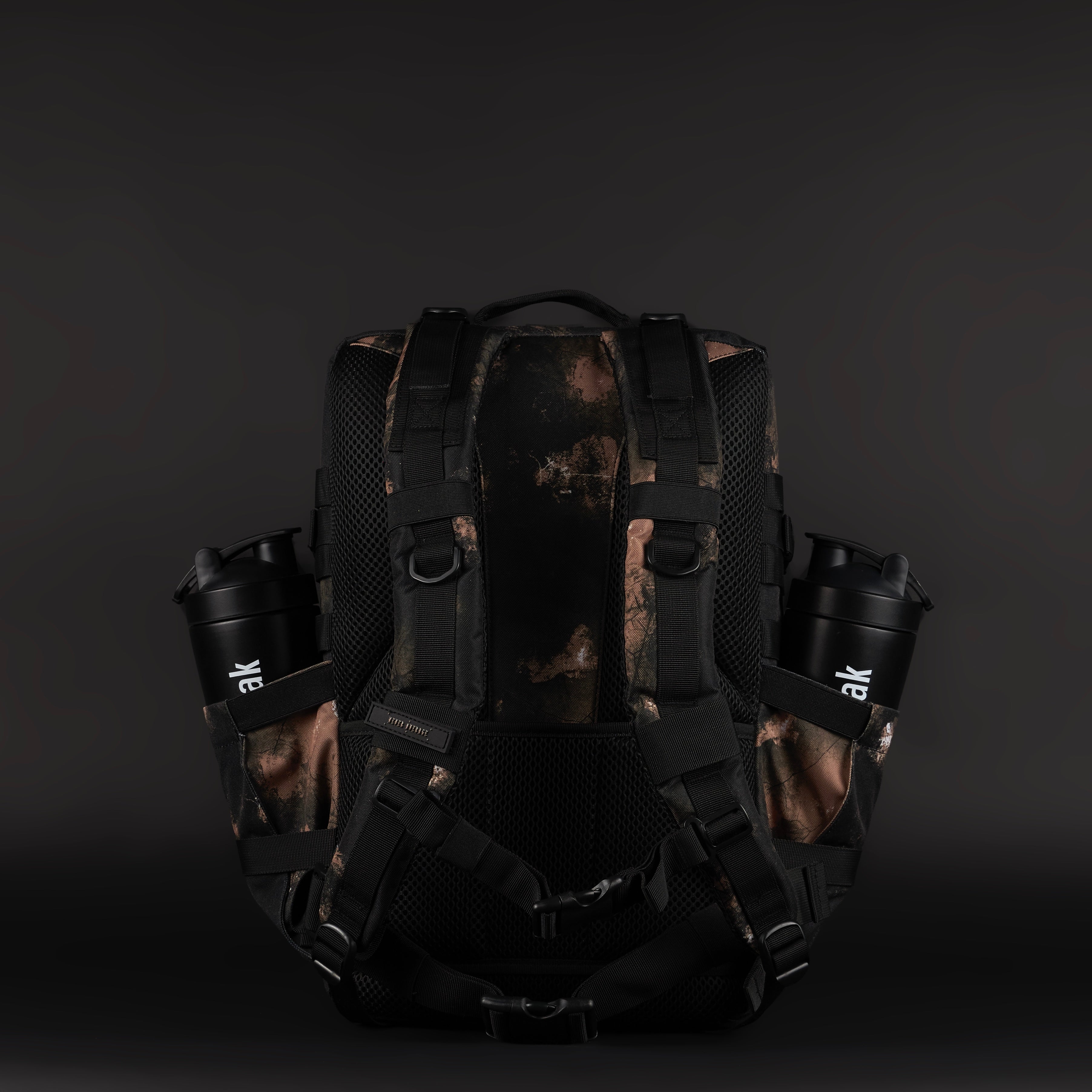 45L Backpack Black Steampunk