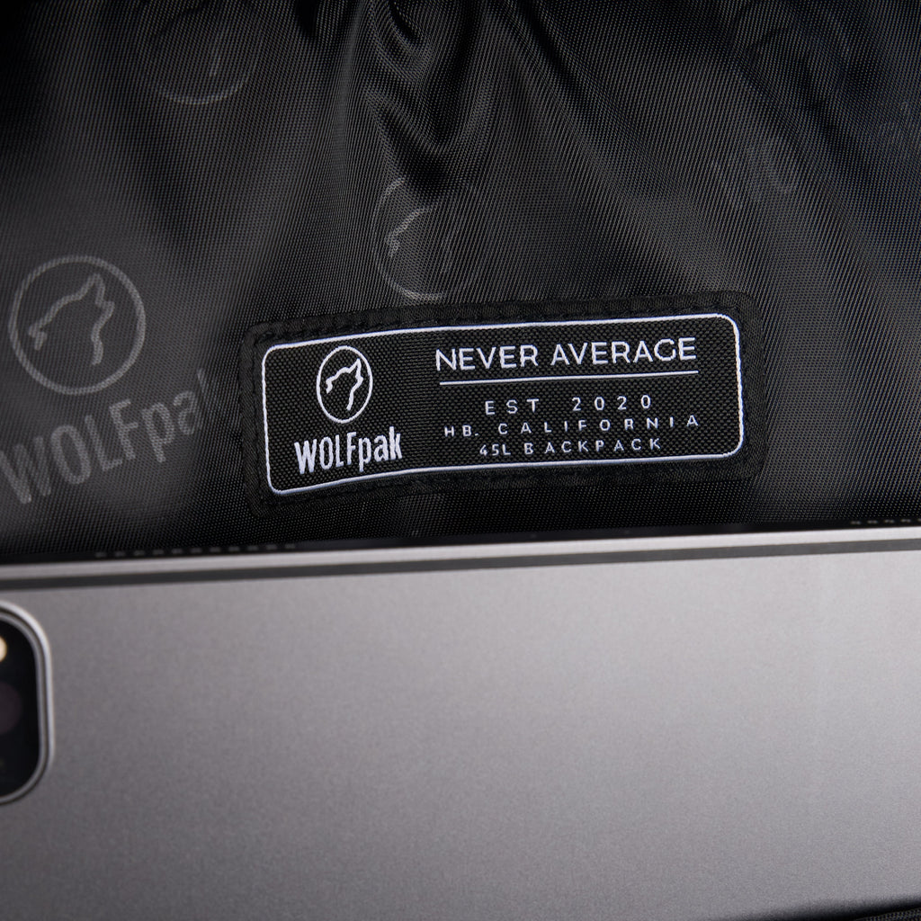 45L Backpack Black Steampunk