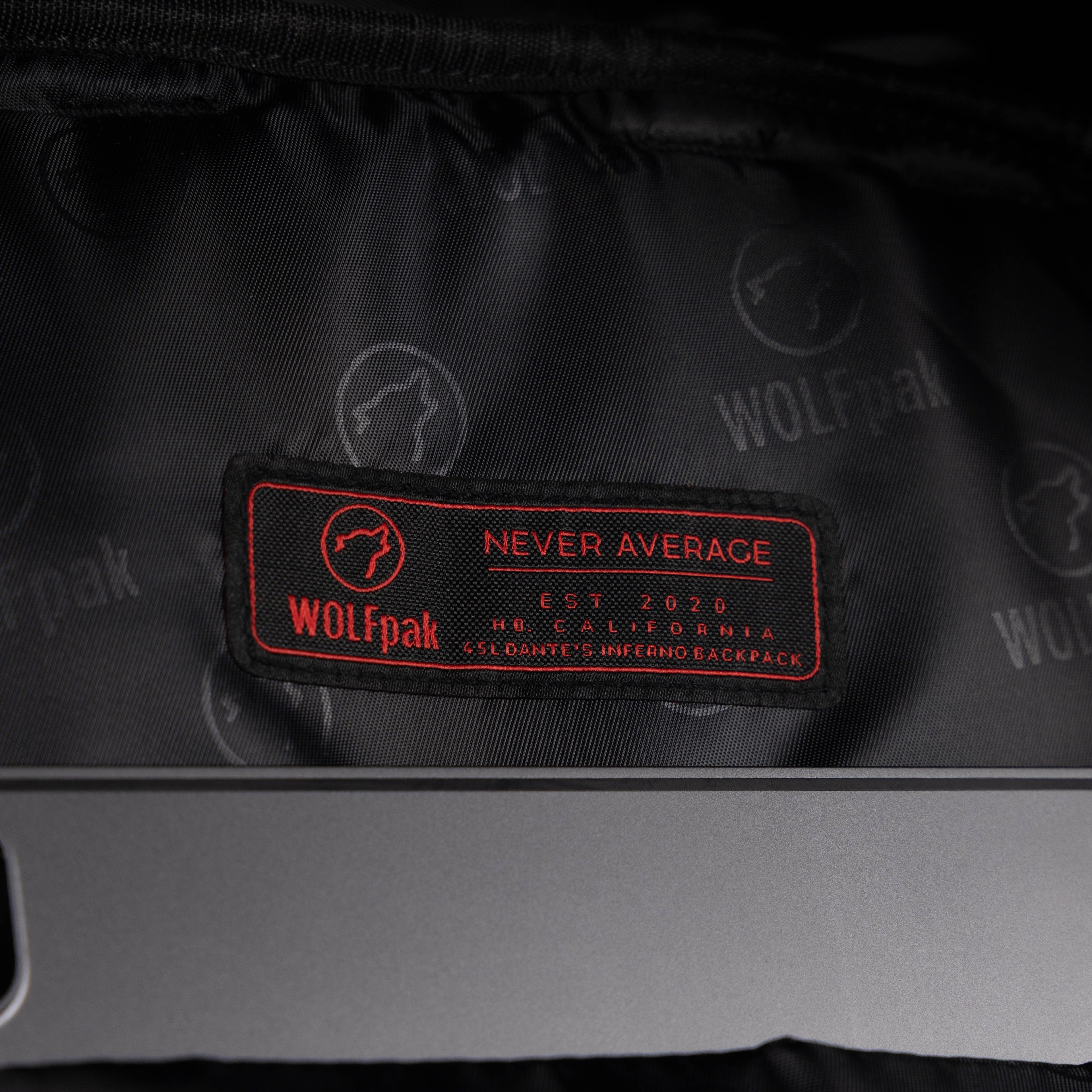 45L Backpack Dante's Inferno