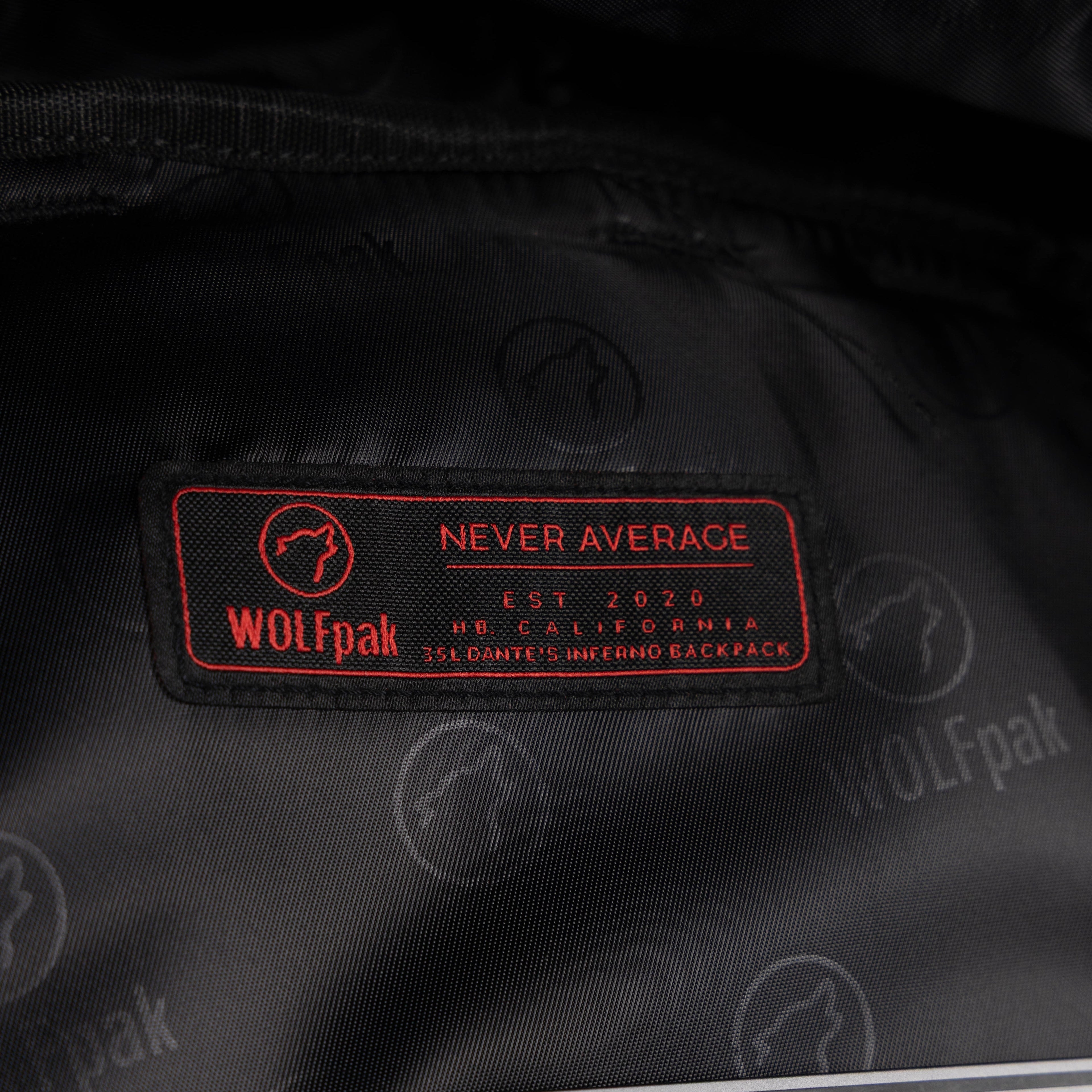 35L Backpack Dante's Inferno