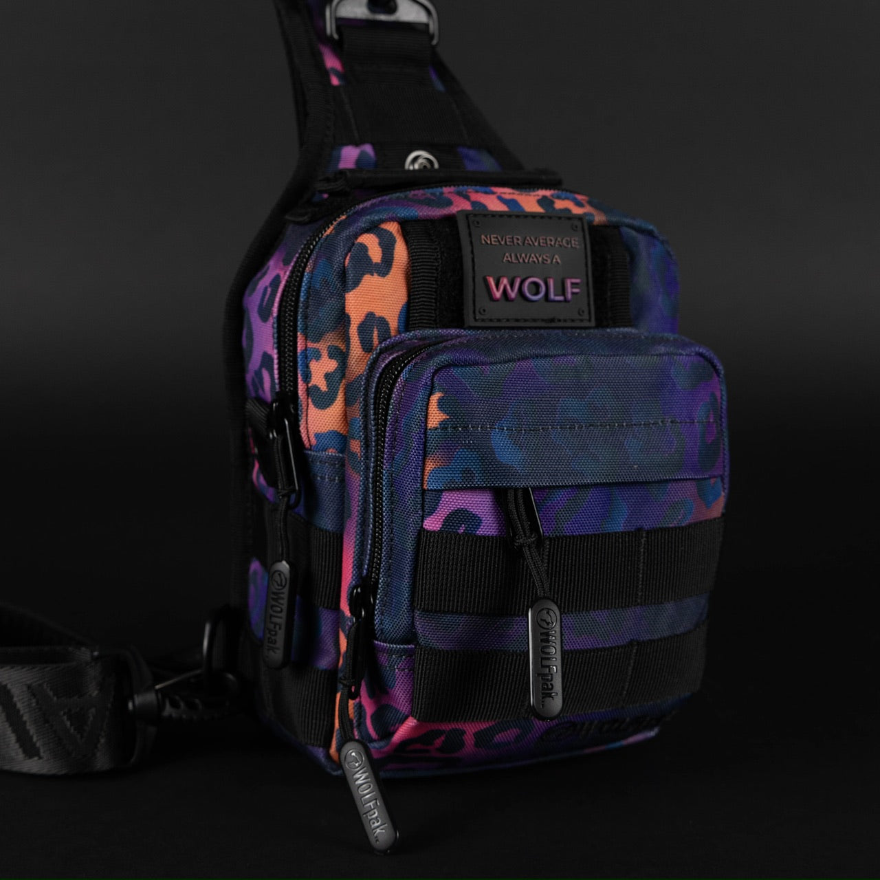 4L Mini Tactical Sling Bag Neon Leopard