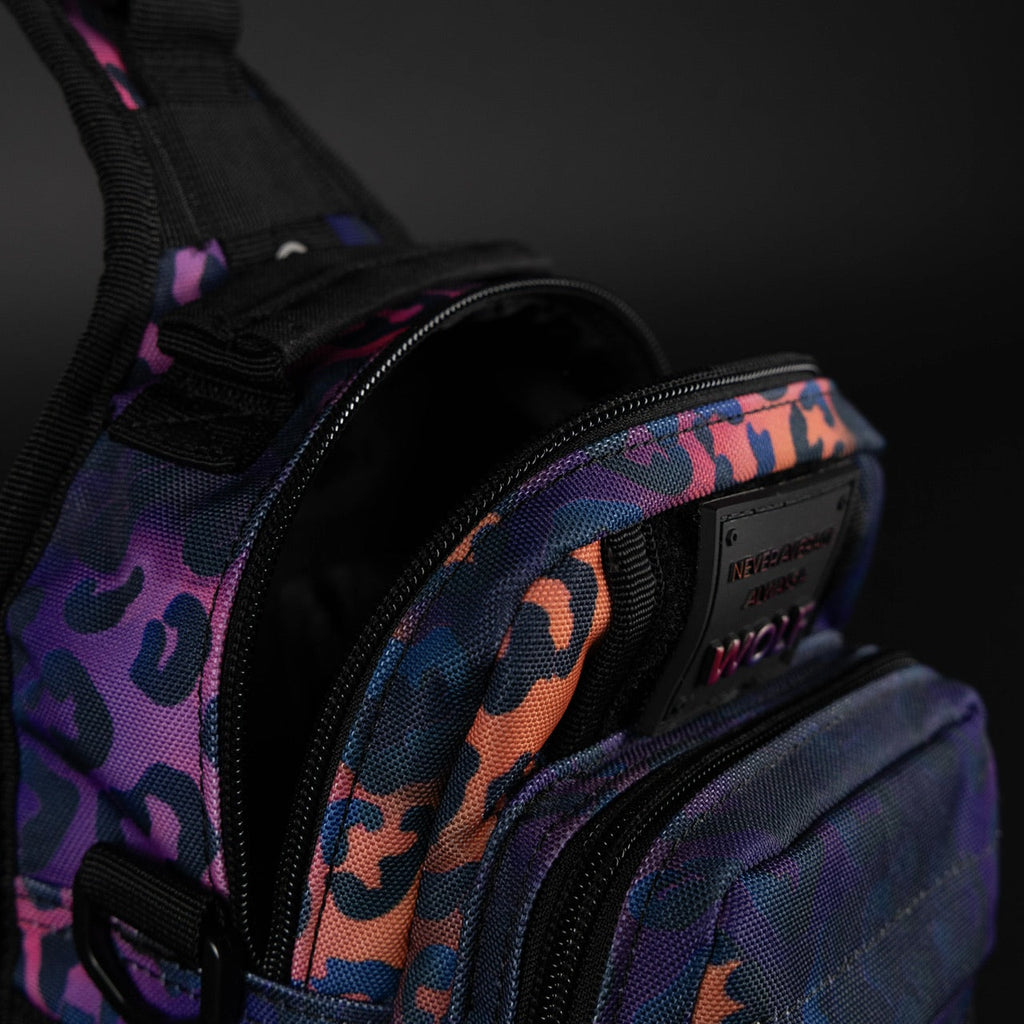 4L Mini Tactical Sling Bag Neon Leopard