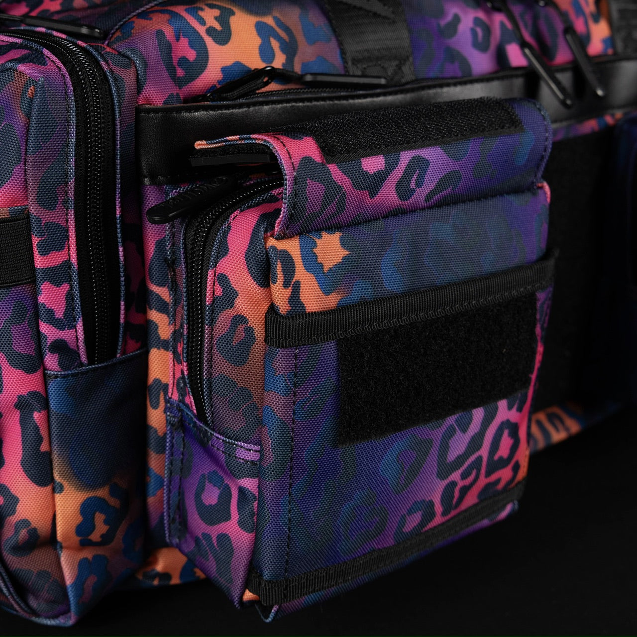 30L Perfect Duffle Bag Neon Leopard